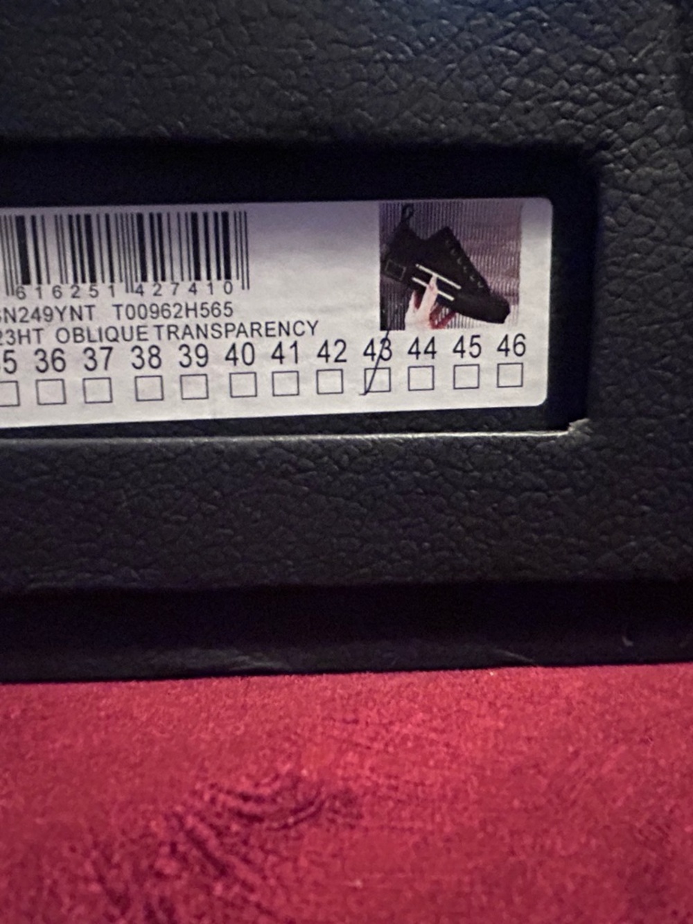 Dior B23 Low Black Men's Low-Top Jacquard Sneakers - Picture 6 of 6